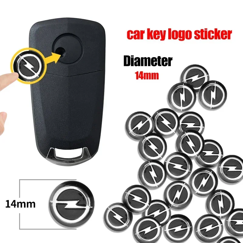 Car Remote Key Emblem Badge Radio Button Sticker For Opel Mazda BMW VW Toyota Seat Suzuki Subaru Ford Abarth JEEP Peugeot Skoda