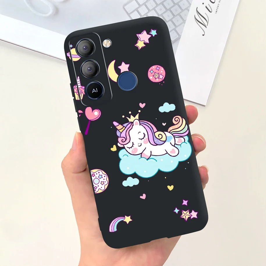 For Tecno Pop 5 LTE Case 2023 Fashion Butterfly Cartoon Soft Silicone Protective Cover For Tecno Pop5 Lte BD4 Pop5Lte BD2 Bumper