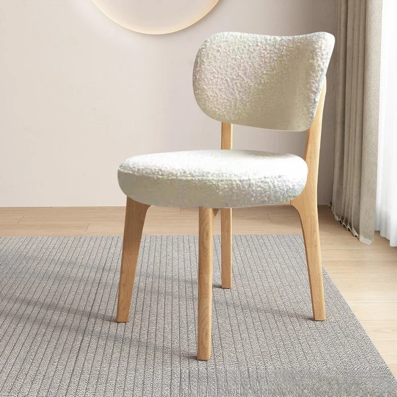 Nordic Solid Wood Dining Chair high quality Home Restaurant Hotel Back Chair Modern Simple Dining Table Chair Stool