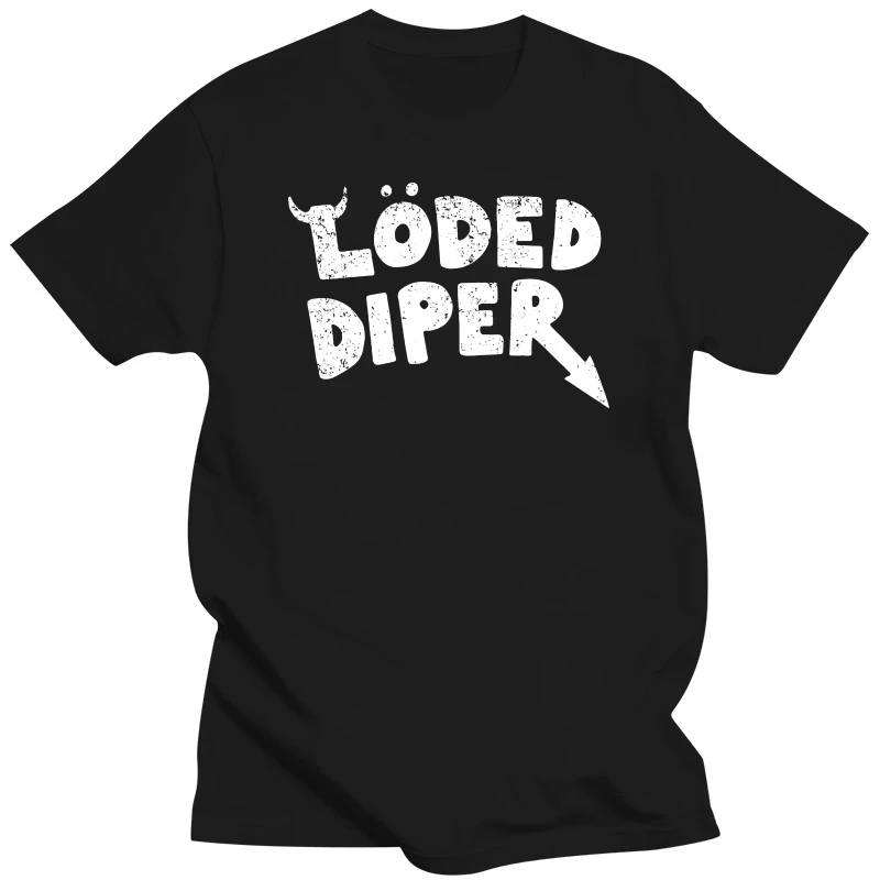 Loded Diaper Classic  Hip Hop TShirt Heavy Black Metal Casual T Shirt Summer T-shirt For Men Women