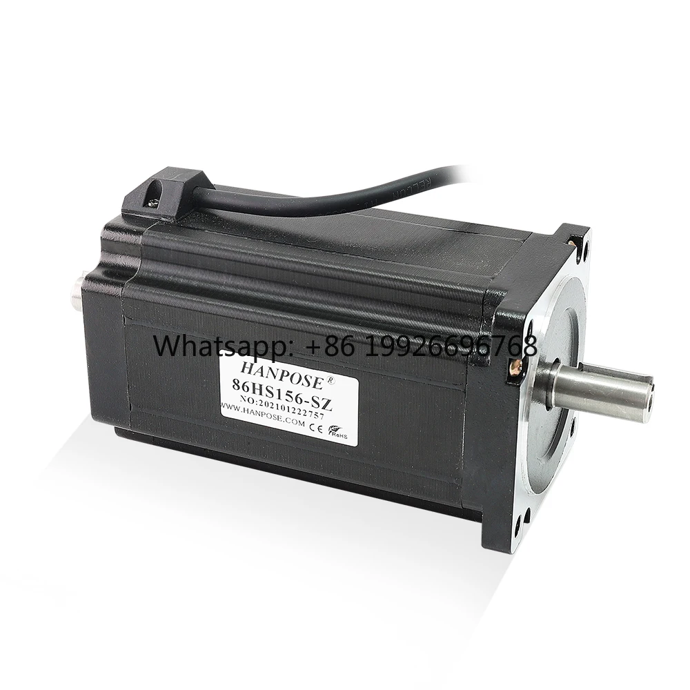 34HS15660-SZ High Torque Stepper Motor 6.0A 12.0N.m of the Axis Fuselage Double Shaft Motor Hybrid Stepper Motor Nema 34