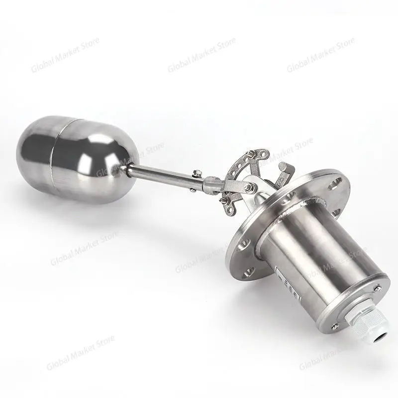 

304stainless steel float switch flange water level switch liquid level-controller UQK01020 fully automatic float valve Stainless