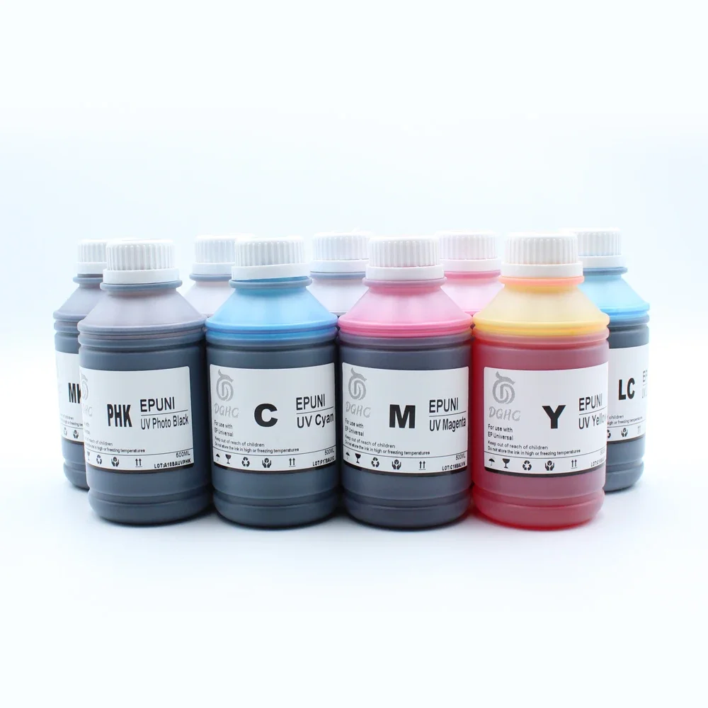 BK/C/M/Y/LC/LM/GY/LGY/DGY/MK 500ML*10 Fluency Printing Pigment Ink For Epson SC-P10000 P20000 P10080 P20080 P10070 P20070