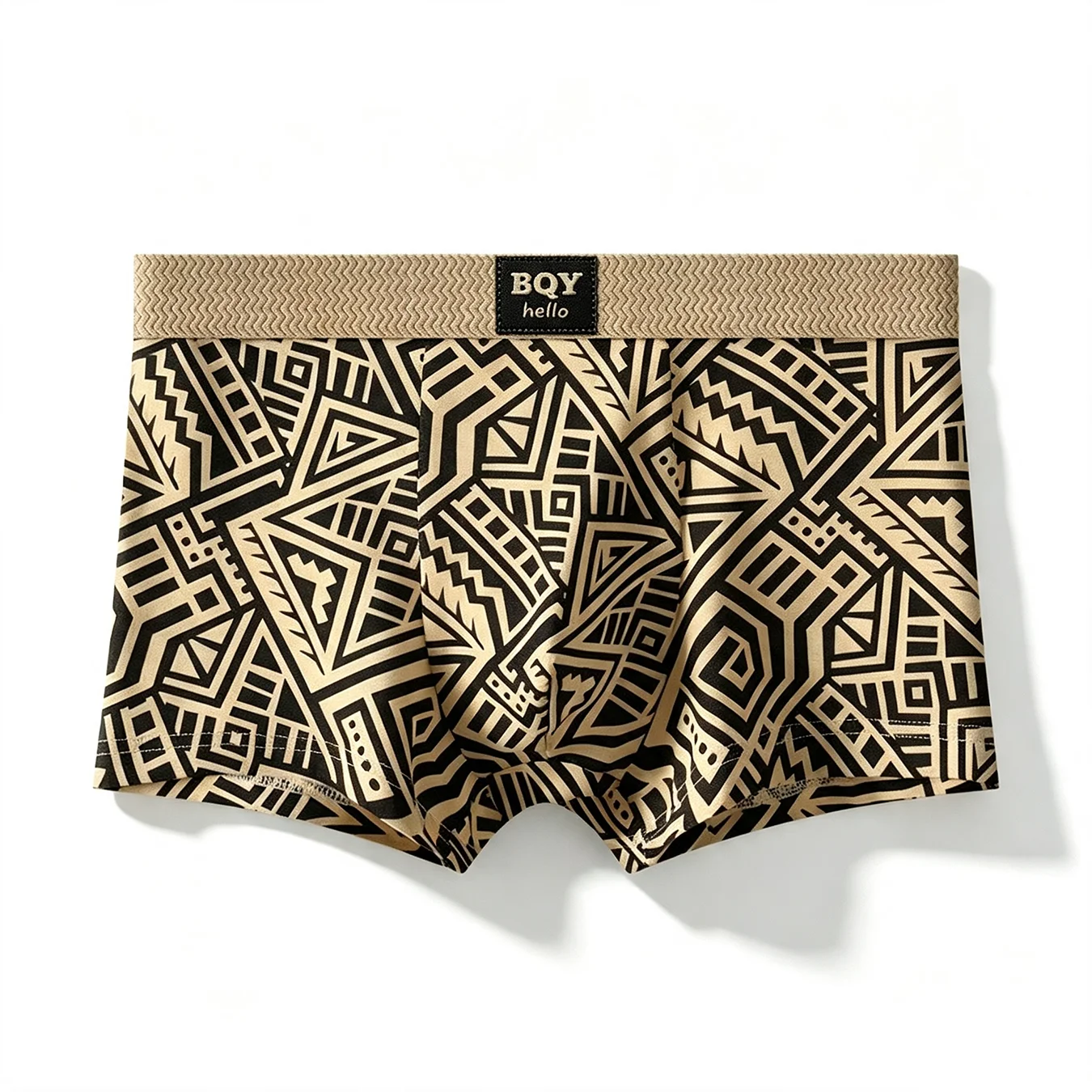 3-teiliges Set Vintage-Print Herren-Unterhosen Weiche Atmungsaktive Feuchtigkeitsableitende Boxershorts für Männer Lässige und Modische Unterwäsche – Detail 5