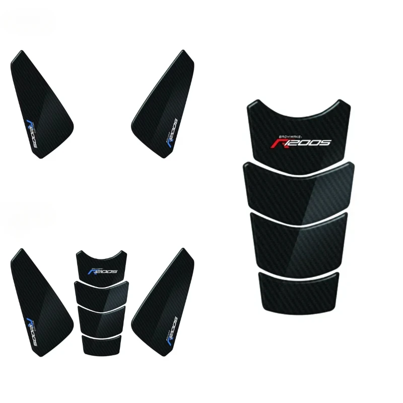 Motorcycle body fairing sticker Tank Pads Gas Knee Grip Traction Sticker Protector Fit For R1200 S R1200S 2007-2010 2009