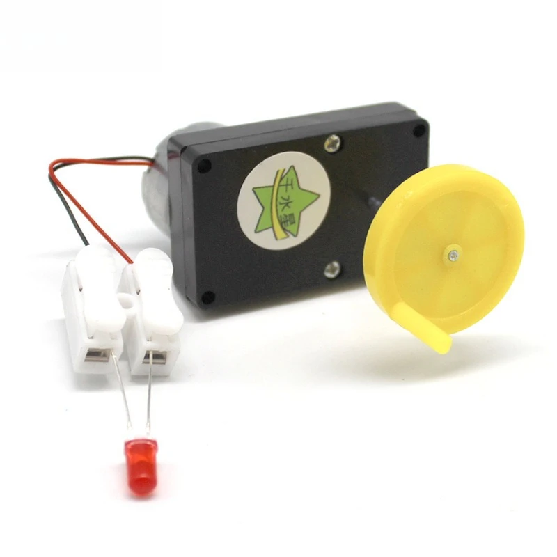 Manual Power Generator Science Lab Set Physics Experiment Supply Educational Teaching Tool for Kids Scientific Exploration