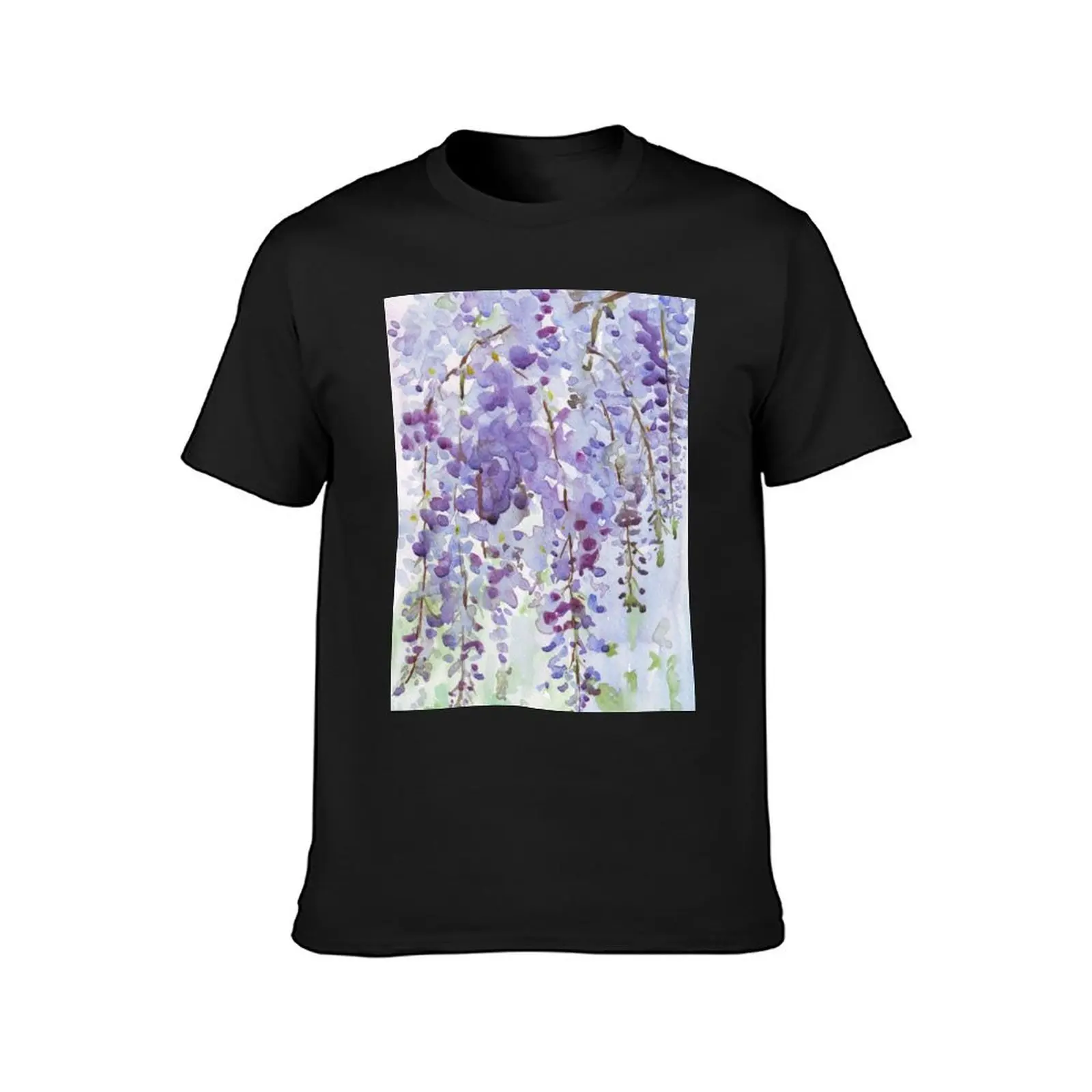 The Wisteria's scent T-Shirt quick drying oversizeds tops mens graphic t-shirts