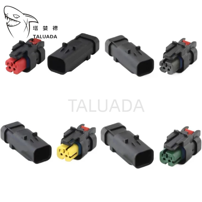 1/5/10 Sets 2 Pin Water Proof Connector 776427-1 776427-3 Excavator Camshaft Plug 776427-2 776427-4 High Quality