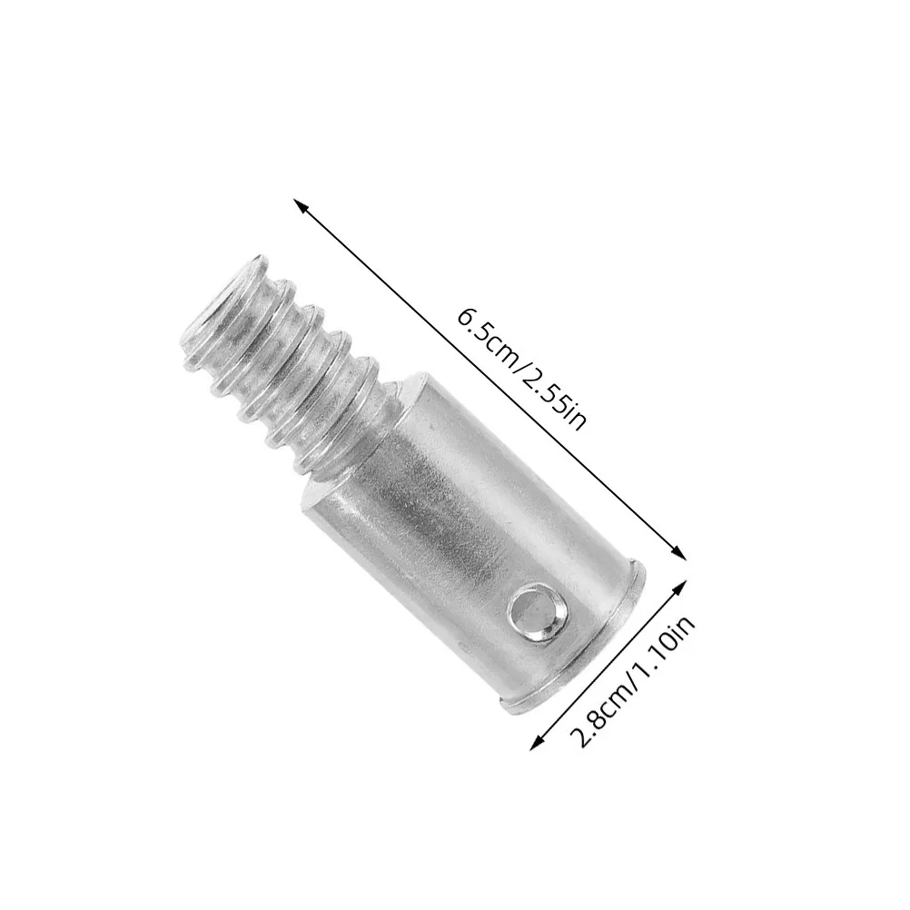 Premium Aluminum Alloy Broom Handle Threaded End 25Mm Fit Iron Wooden Rods Smooth Surface Rust Proof Mop Stick Tip Replacement