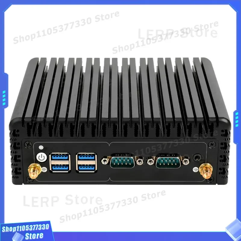 Fanless Mini PC Industrial Embedded Computer Box Desktop System Wholesale Manufacturer Direct Sale Compact Design High