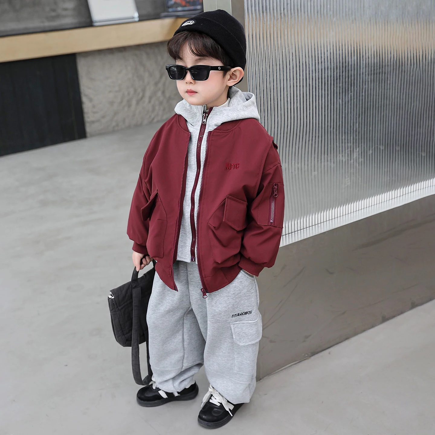 

Утепленная флисовая куртка для мальчиков, осенне-зимняя новинка, хлопковое пальто для малышей, детское зимнее пальто, хлопковая одежда для мальчиков с эффектом двухслойности