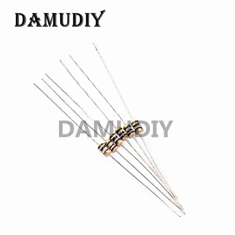 100pcs/lot 1/8W Carbon Film Resistor 5% 0R-1M 10R 22R 47R 100R 220R 470R 1K 3.3K 4.7K 10K 22K 100K 220K 330K Ohm 0.125W