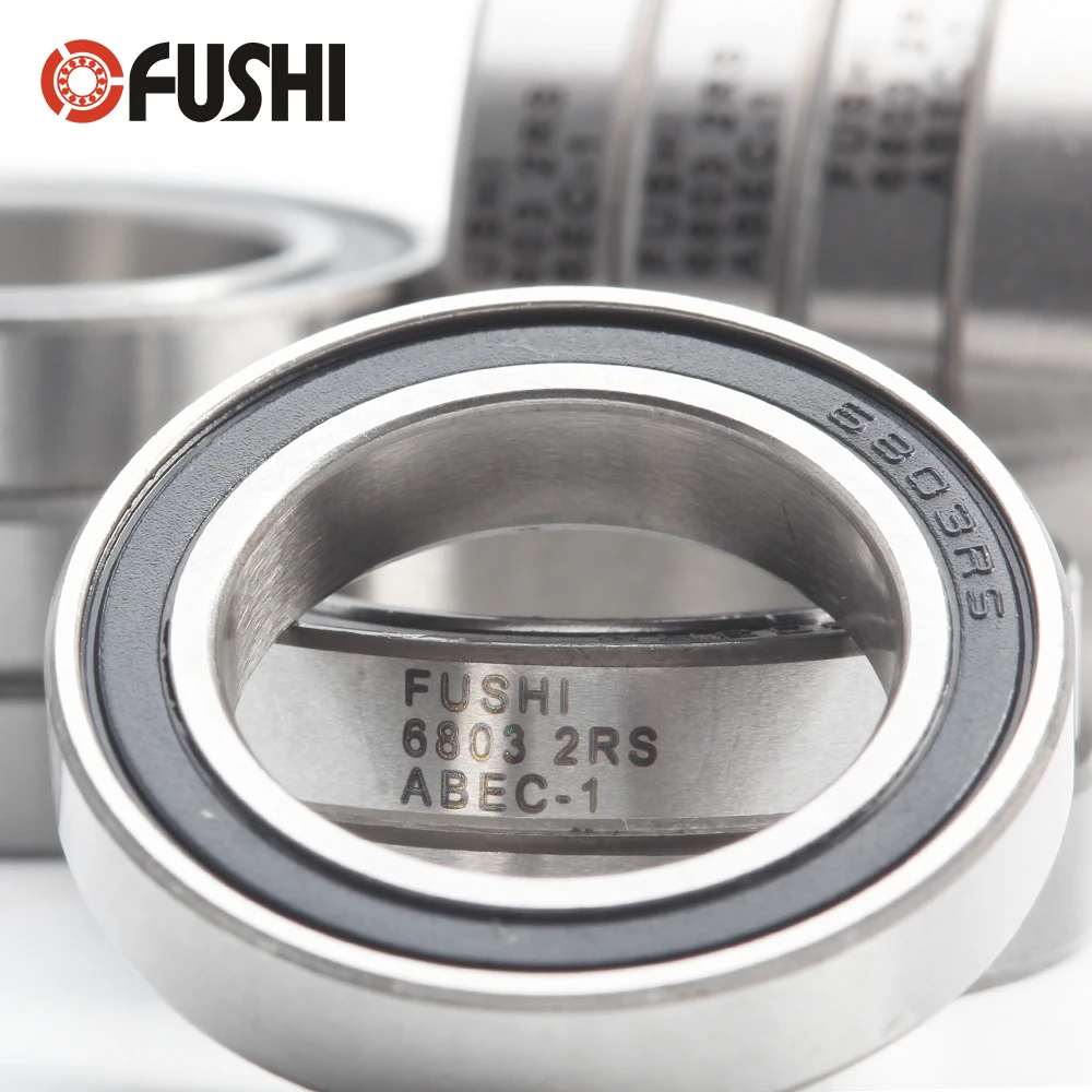 6803 2RS Lager 17*26*5 mm (10 Stück) ABEC-1 Metrisches Dünnschliff 61803RS 6803 RS Kugellager 6803RS – Detail 10