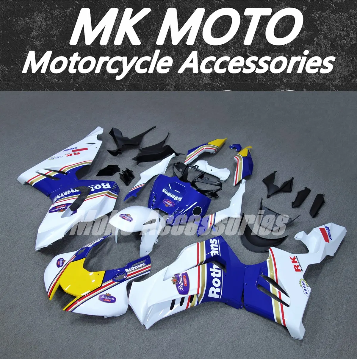 

Moke moto Fairings Kit Fit For CBR1000RR-R 2020 2021 2022 Bodywork Set High Quality Injection White Blue Yellow