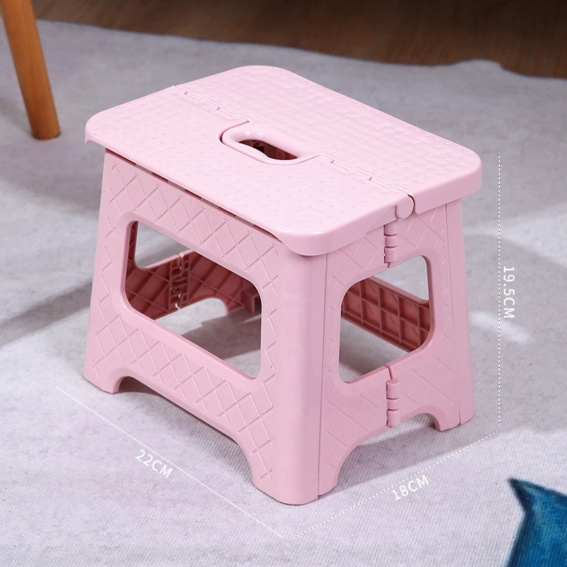 Plastic Bathroom Chairs Children's Small Stool Outdoor Low Stool for Adults Fishing Stool