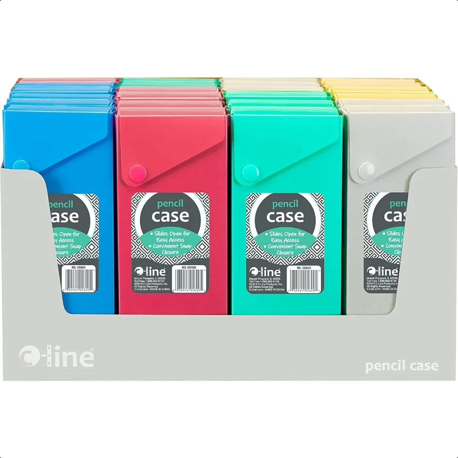 Slider Pencil Case Poly 1 Pencil Case Color May Vary 05600