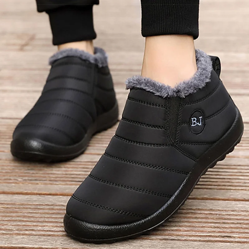 Women's Boots Keep Warm Winter Shoes For Women Ankle Boots Winter Waterproof Snow Boots Trend Fur  Botas Mujer Short Boot Female