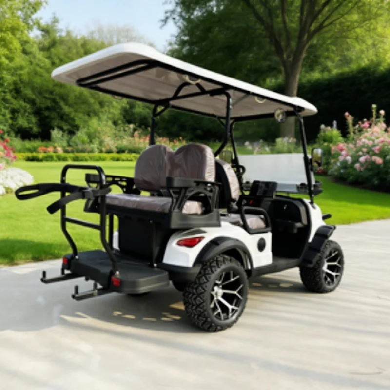 

2025 New Model 4 Seat Electric Golf Cart Lithium Golf Scooter 5KW 7.5KW Electric Off-Road Buggy Golf Cart 14-Inch Off-Road Tires