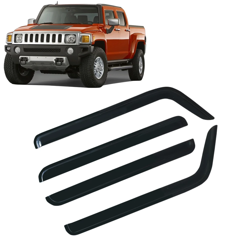 

Window Visor for Hummer H3 2005 2006 2007 2008 2009 Wind Deflectors Rain Guards Door Visor Vent Shades Ventvisor Sun Rain Vent