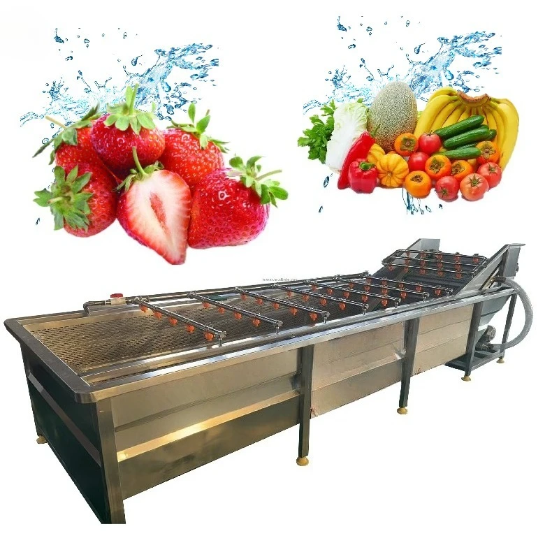 Commercial Ozone Vegetable Washer Vegetable and Fruit Washing and Sorting Machines