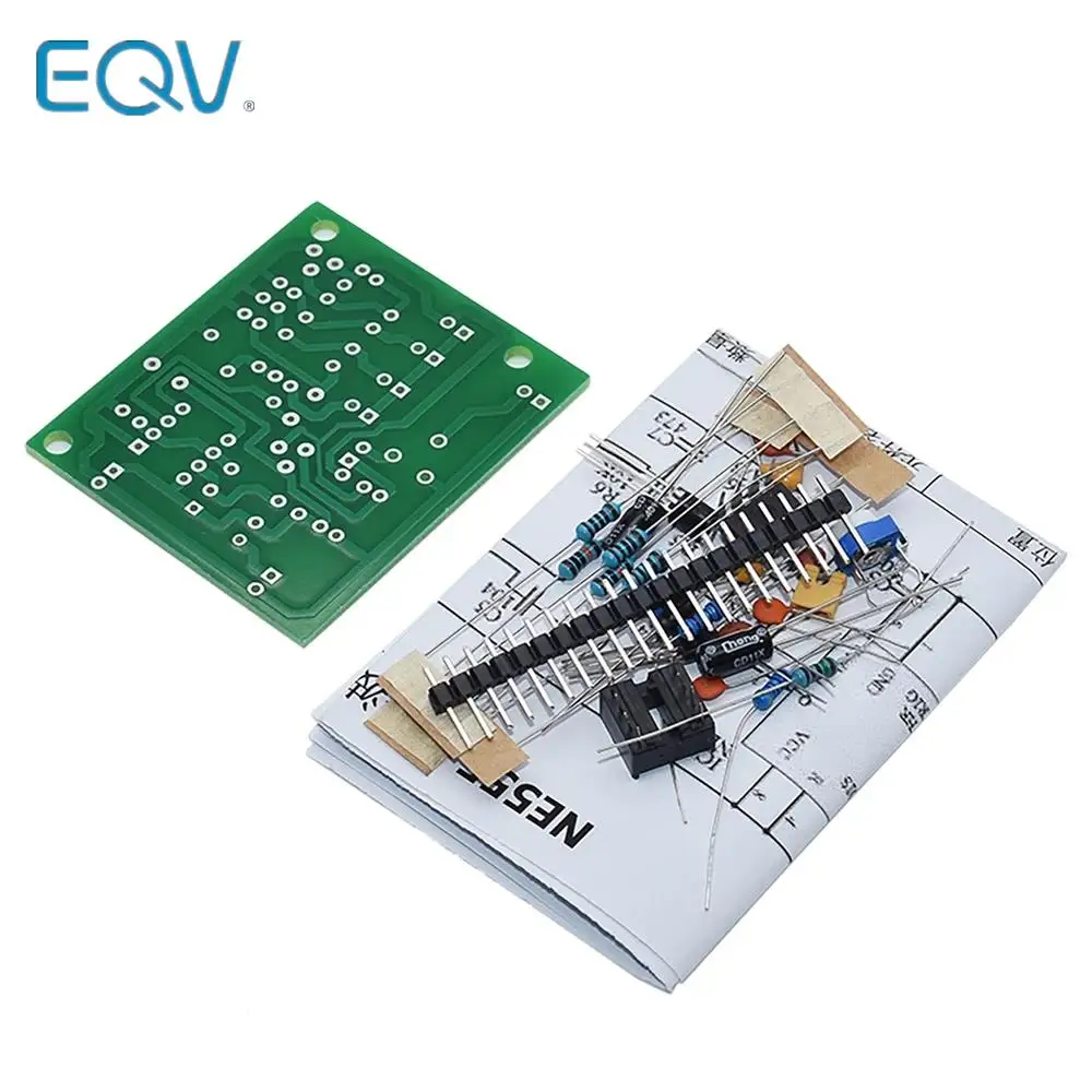 DC6-12V NE555 Pulse Generator Module Sine/Triangle/Square Wave generator multi-channel Waveform Signal Generator DIY Kit