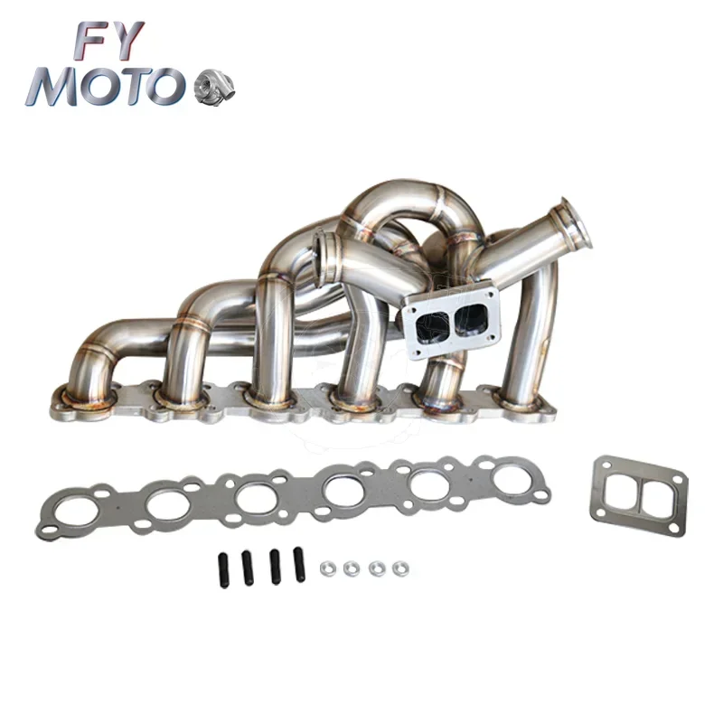 RB20 RB25 RB26 DET T4 Top Mount Turbo Manifold For Nissan GTR 44mm Twin Scroll