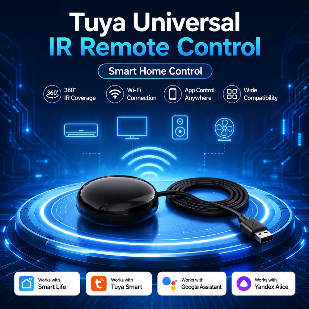 Tuya IR Remote Control WiFi For Smart Home APP Remote Control Work with Alexa Google Home Smart Life
