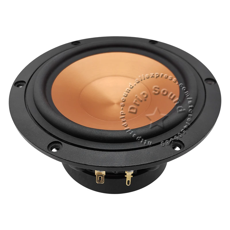 6 Inch 4/8Ohm 25W/40W Hi-Fi Mid-Bass Driver Audio Speaker Midrange-Woofer Loudspeaker Aluminum Ceramic Cone Basin 152mm/5.98