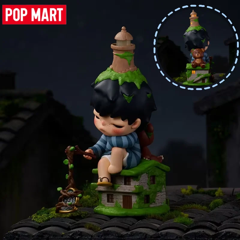 

Original POP MART Hirono Behind Time Series Blind Boxes Action Anime Figure Designer Dolls Collection Room Desktop Cute Toy Gift