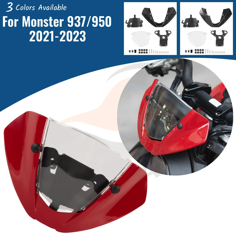 

Ветрозащитный экран на переднее стекло мотоцикла для Ducati Monster 937 950 2021 2022