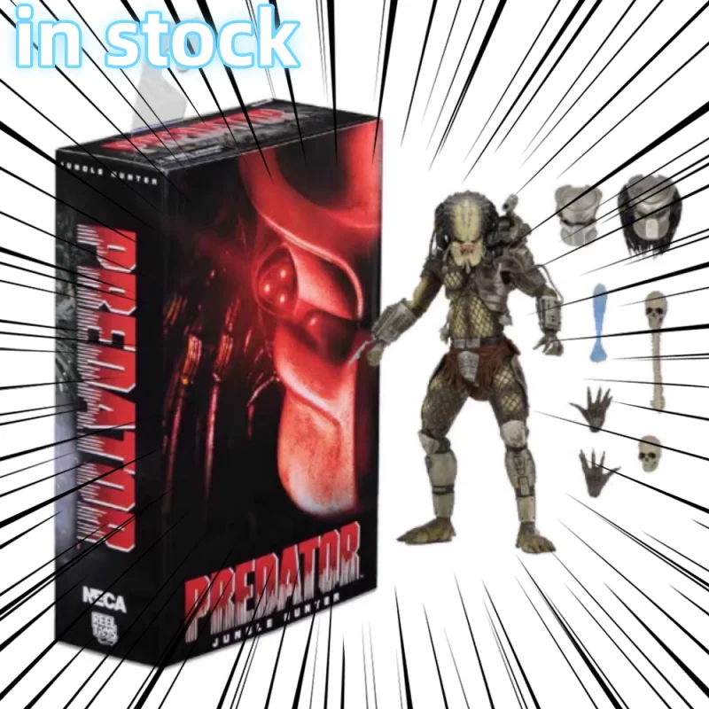 

In Stock Predator 7" Ultimate Jungle Hunter Action Figure 2017 Neca Predator Deluxe Pack Series Collectible Toy Gifts