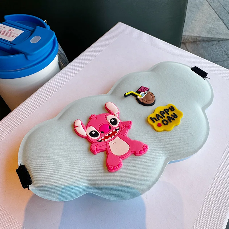 Miniso 디즈니 만화 3D 구름 수면 차광 아이 마스크 편안한 피부 친화적 인 기숙사 비행기 낮잠 눈 보호 베개