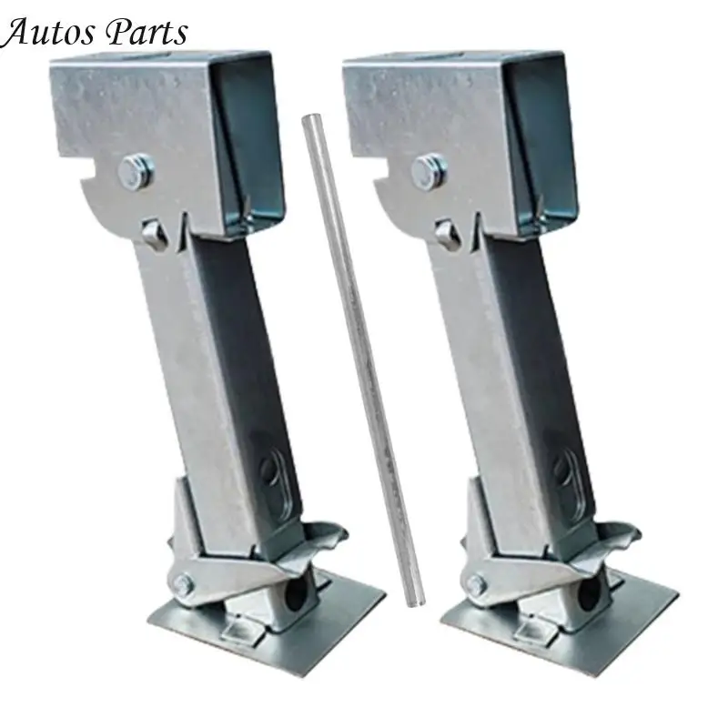 

57BA Universal Folding Trailer Support Jacking Adjustable 12-18 Inch Steel Stabilizer 450kg Capacity For Motorhomes Campers