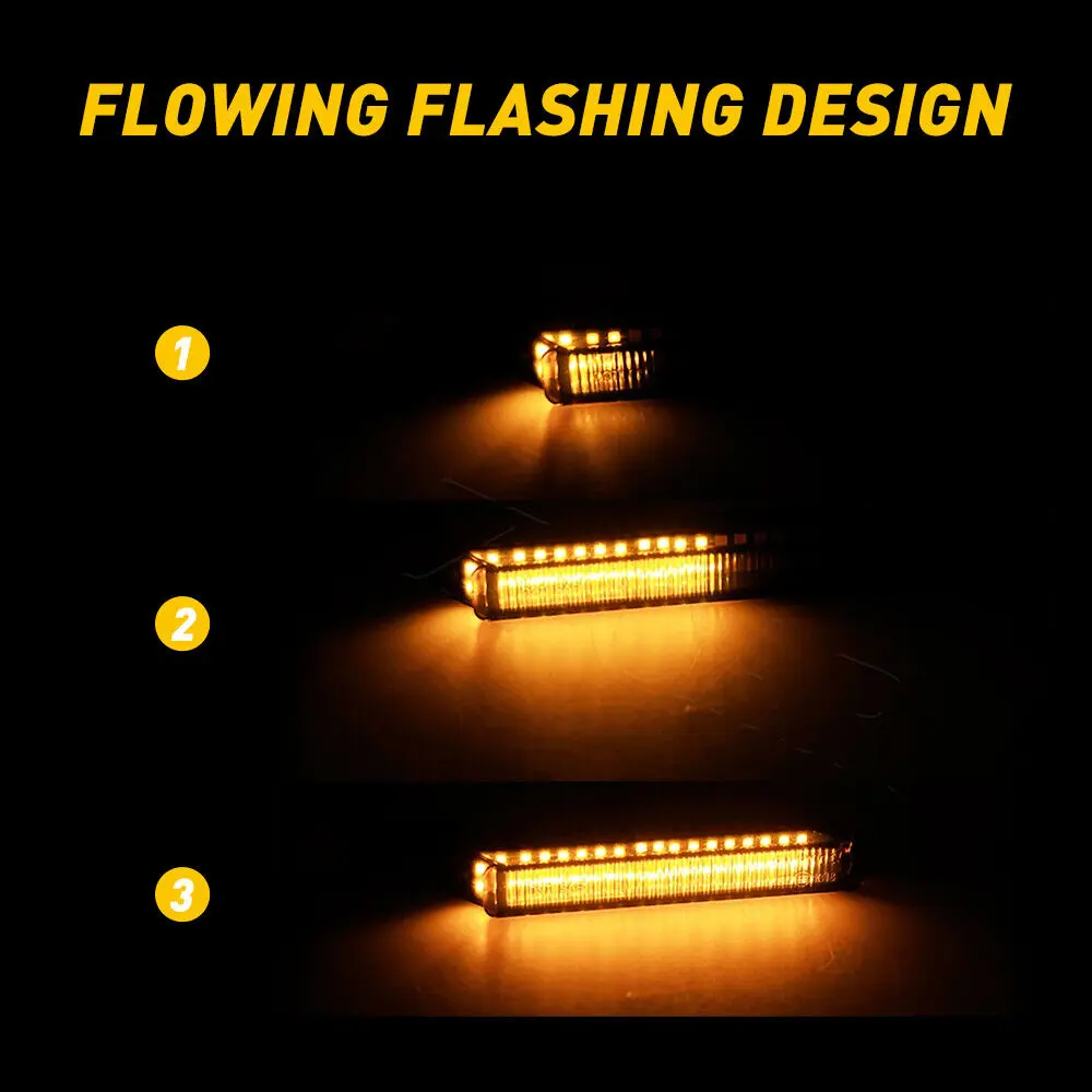 2 pz LED sotto il lato specchietto retrovisore indicatore di direzione per Ford F150 F-150 2004 2005 2006 2007 2008 2009 2010 2014-