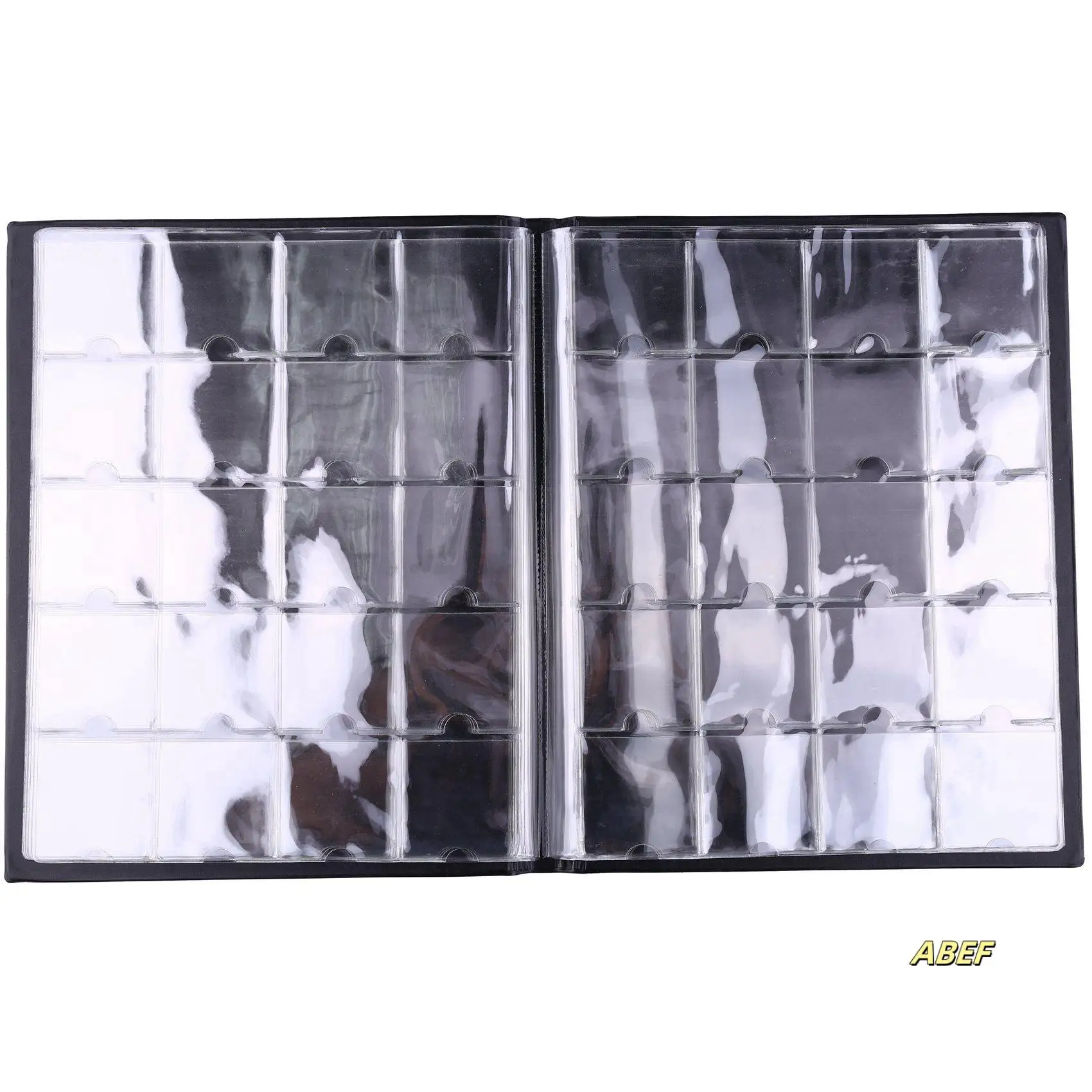 3X PCCB プット 200 個コインアルバムフィット段ボールコインホルダープロフェッショナルコインコレクションブック (色ランダム)