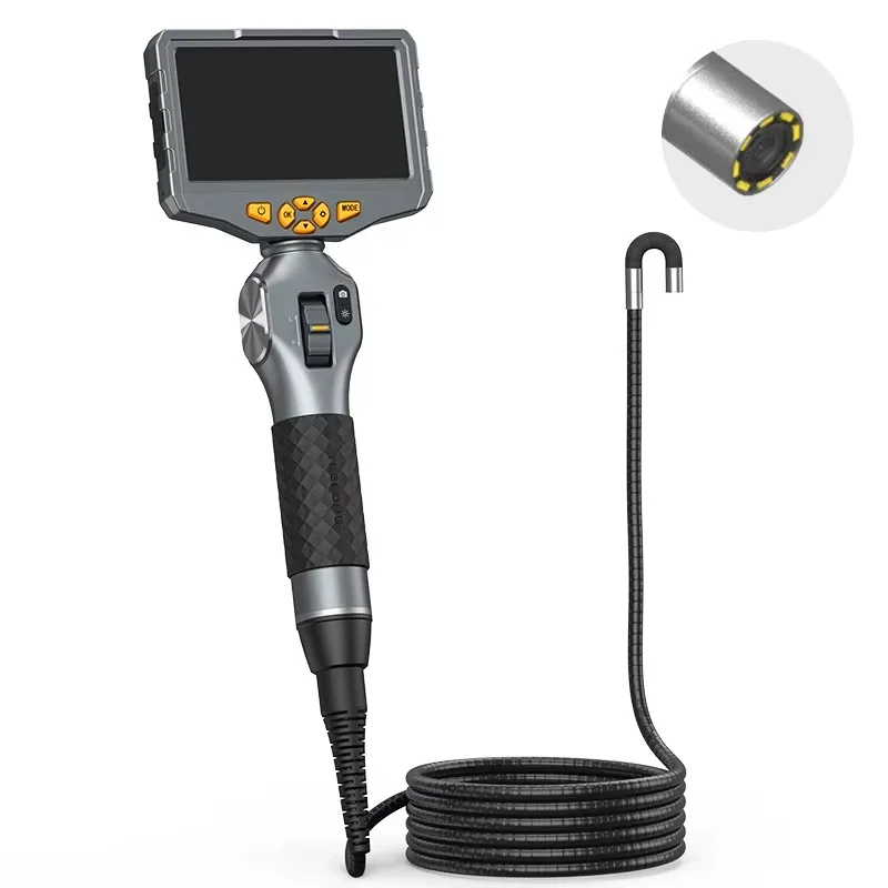

【Best-selling】1080P HD 5 Inch Screen Industrial Videoscope Borescope Pipe Inspection