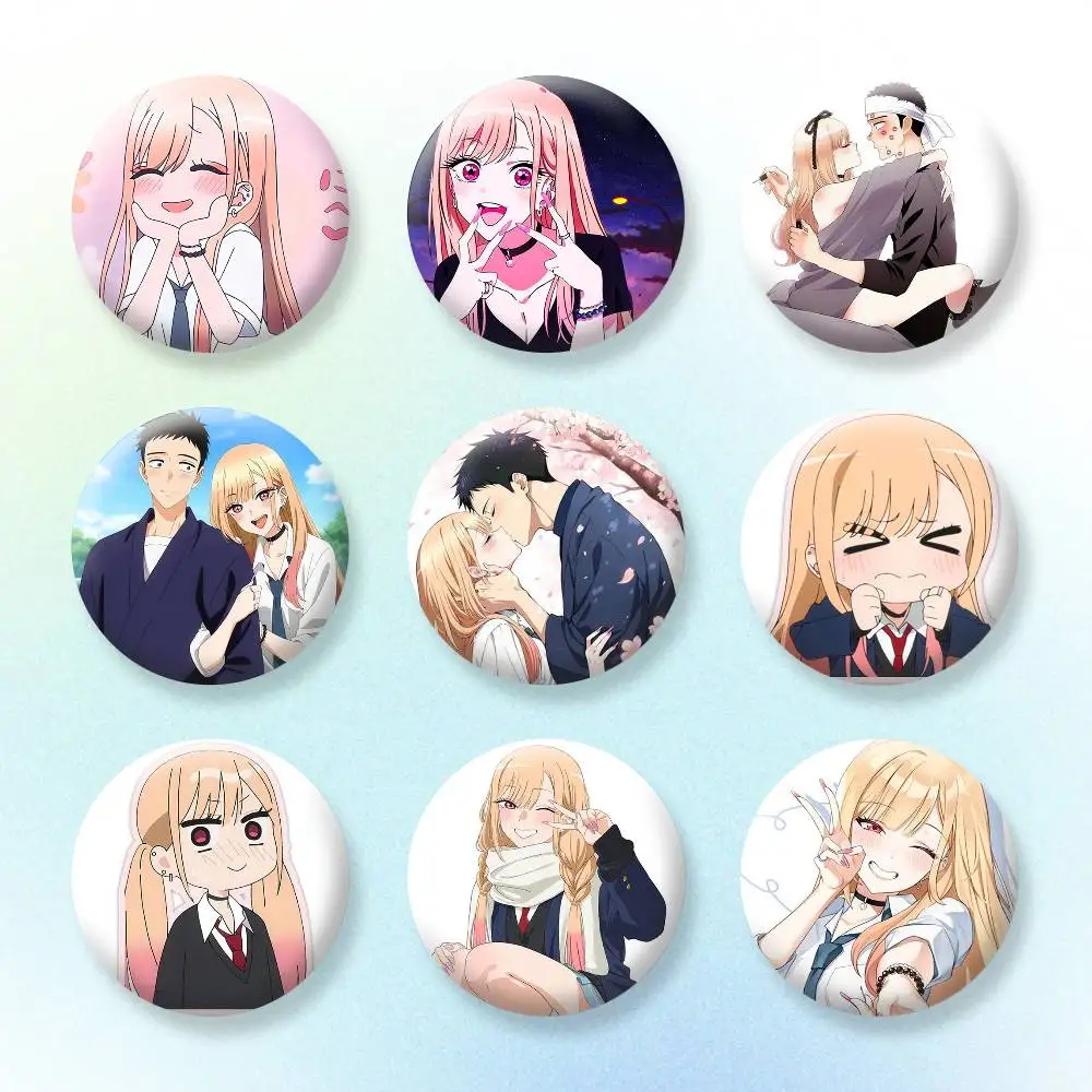 

Cute Cartoon My Dress-Up Darling Button Pins Backpack Clothing Decor Brooch Badge Jewelry Gifts for Kids