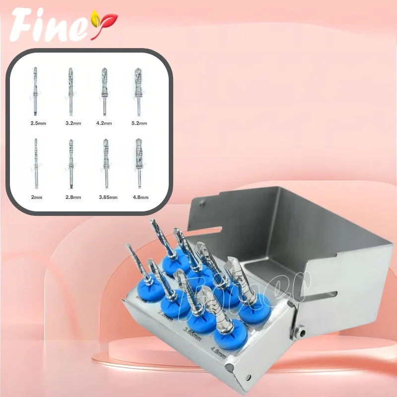 

Finer 1 комплект, сверла для имплантатов для стоматологической хирургии, пилотные дрели, подъемник верхнечелюстной пазухи, система хирургических имплантатов, инструменты для боров