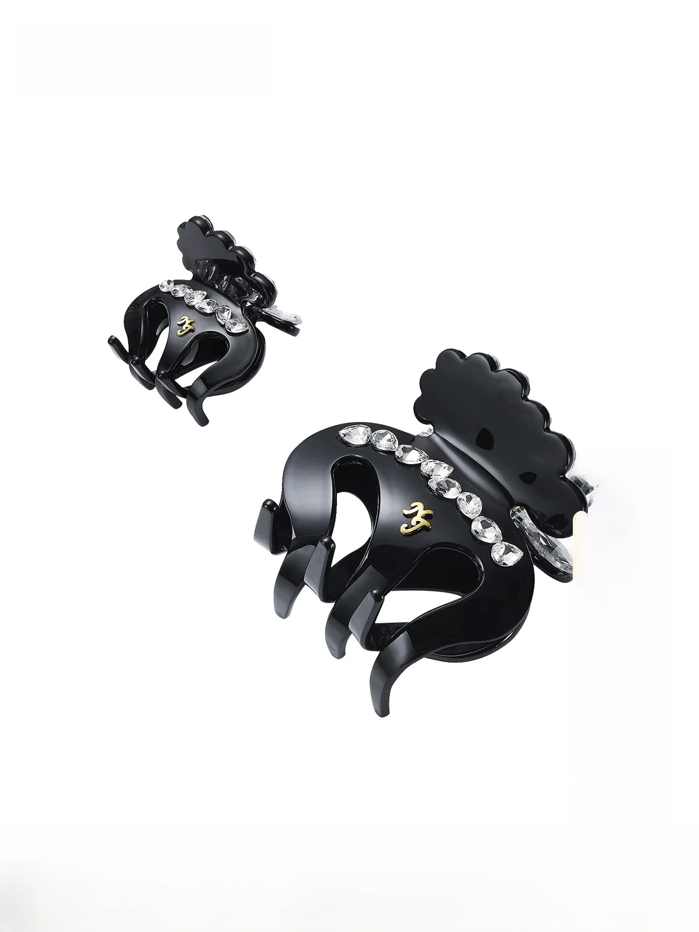 

NanaJacqueline Elegant Heart Shaped Waterdrop Rhinestone Hair Clip Women's New Style Unique Beautiful Exquisite Hair Clip