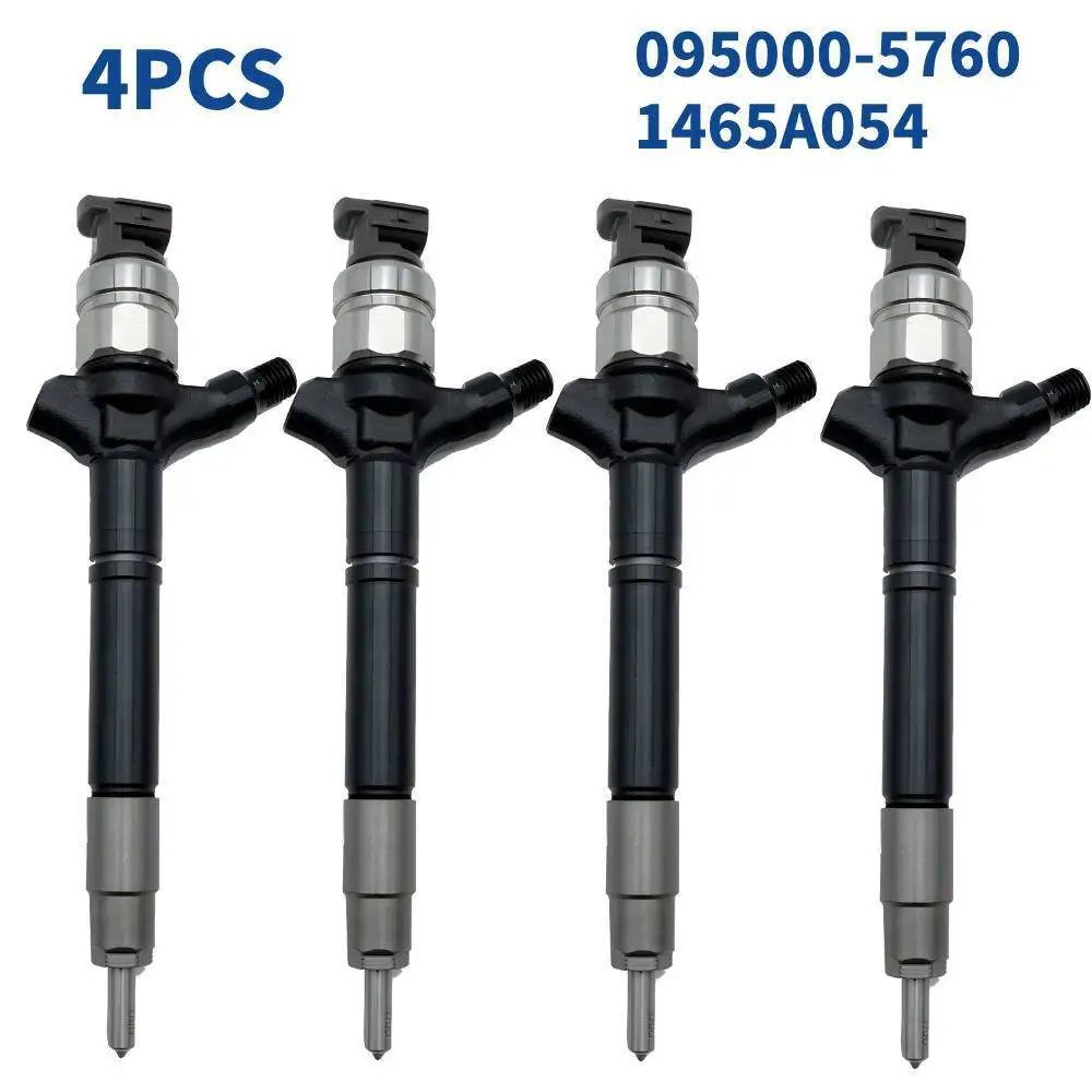 

4X 095000-5760 1465A054 Diesel Fuel Injector for Denso Mitsubishi Pajero Montero TRITON 4M41 IV V80 V90 3.2 DI-D