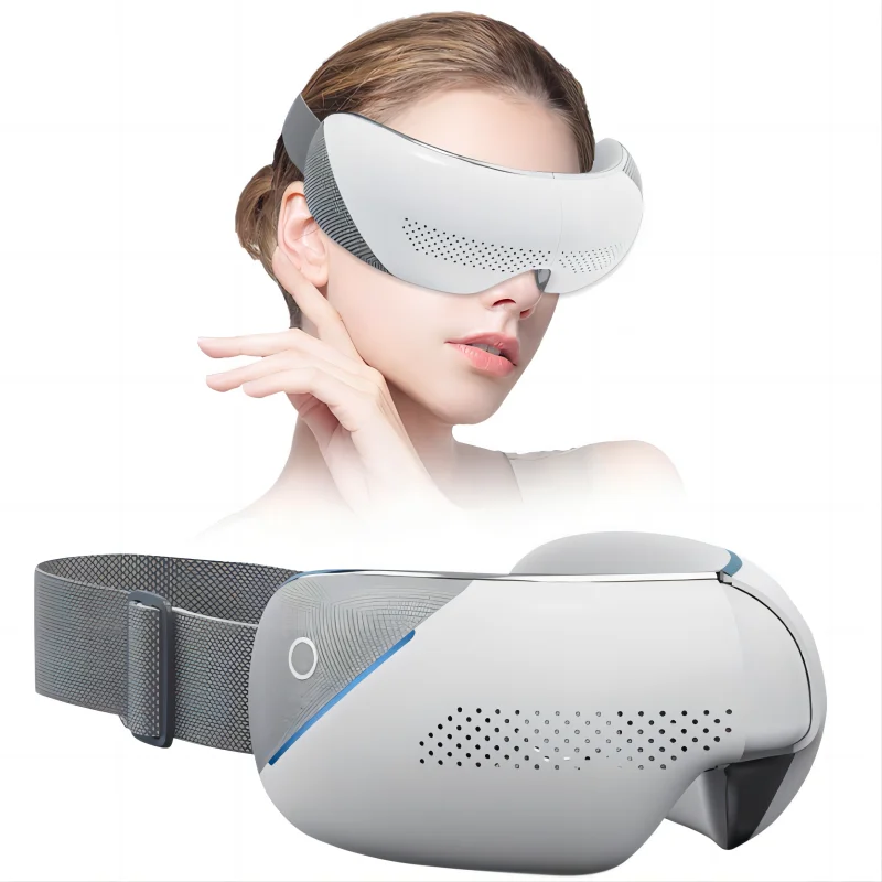 Visible Eye Massager Vibration Eye Care Device Smart Airbag Compression with Bluetooth Music for Migraines Relief Improve Sleep