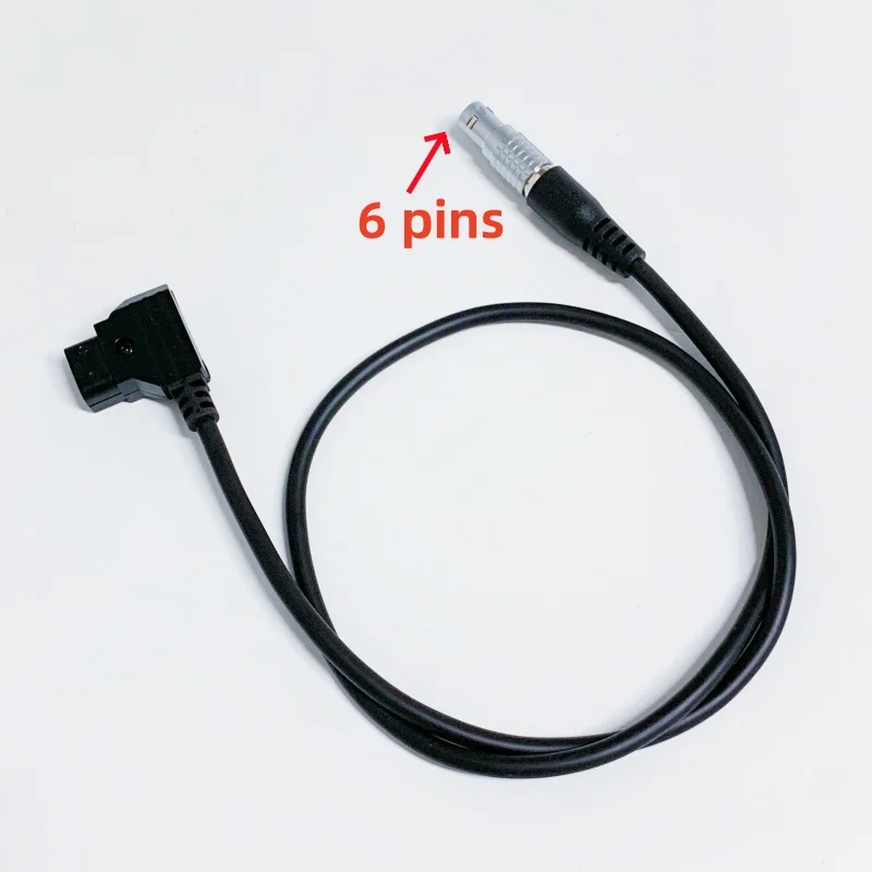 DTAP TO Adjustable Right-Angle FSG 1B 6pin(4+2) Female for Camera RED Epic/ GEmini/RED V-RAPTOR, DJI Transmission power cable