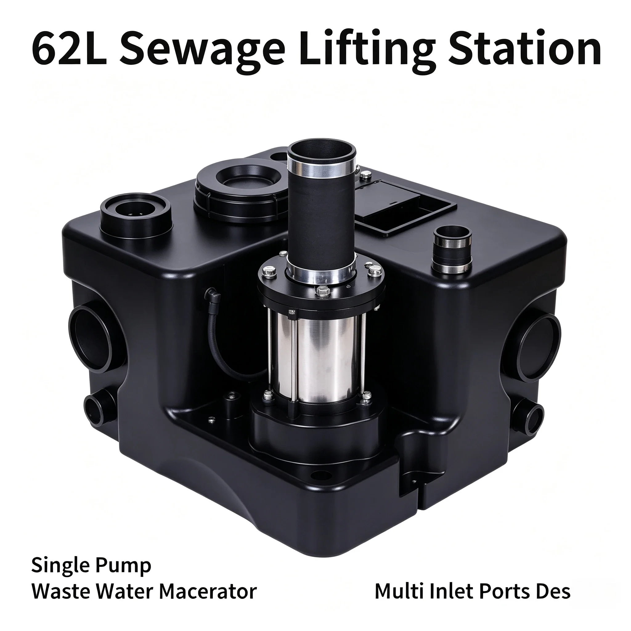 Integrated Sewage Lift Pump Kitchen Wastewater Lifting Station For Villa Basement Washing Machine Drainage