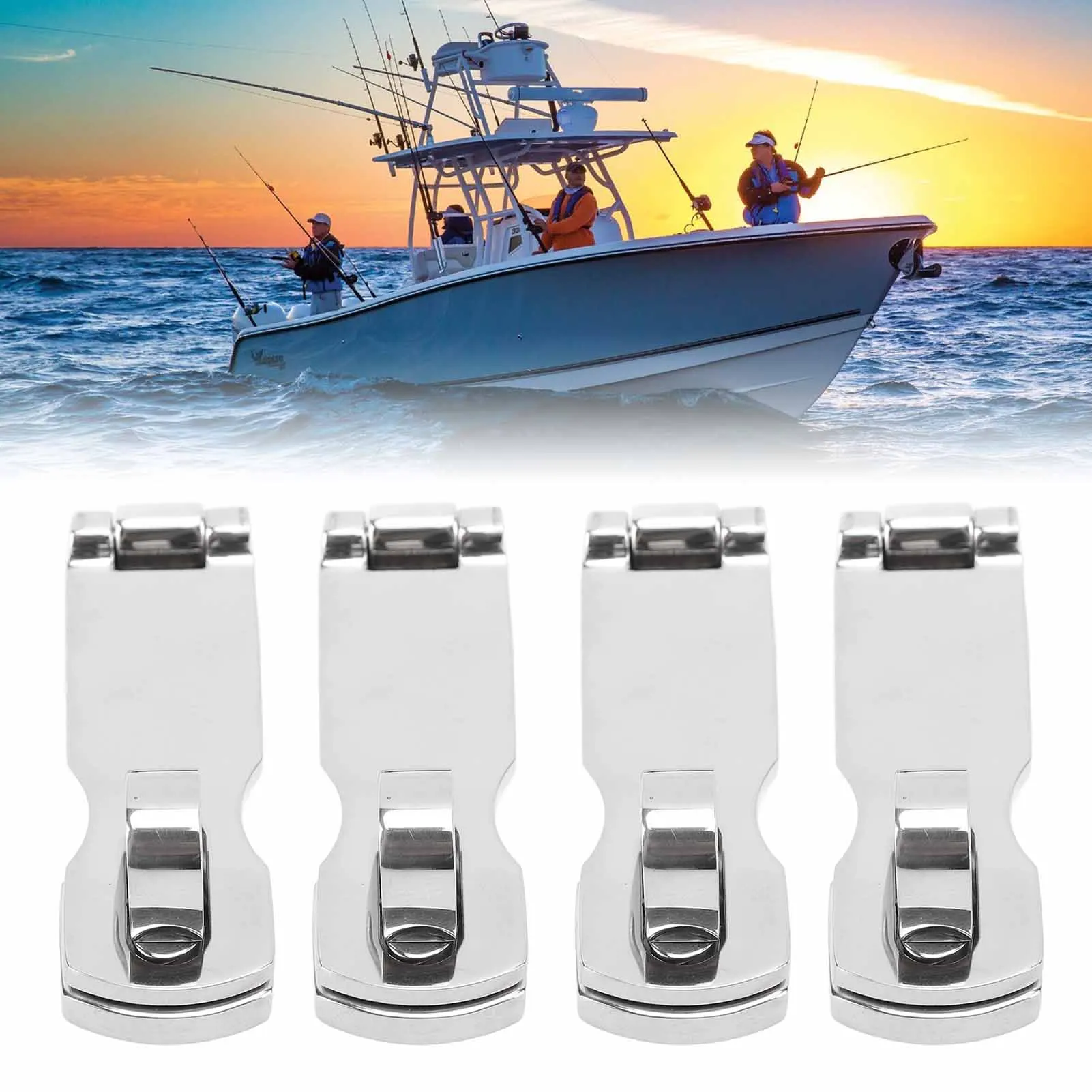Boat Latch Clamp 316 Stainless Steel Rust Proof Marine Locker Clamp Fastener