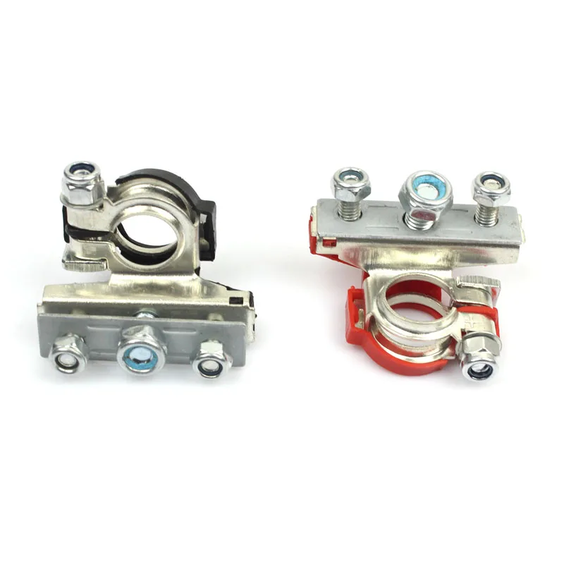 1 Pair Car Battery Terminals Quick Disconnect Auto Cables Connectors Wire Cable Shut-Off Connectors For Car Auto Accessories