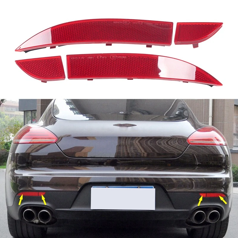 

For Porsche Panamera 2014-2016 Left & Right Rear Bumper Inner Outer Reflector Panel 97063148701,97063148801,97063148901 Parts