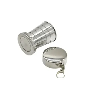 Copa aus rostfreiem Stahl mit Schlüsselbund, tragbarem Trinkwasser, Teleskopbechern und faltenden Außenreisen 12 Hauptverkaufsbecher - №11