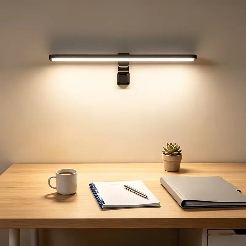 Anti-Glare Eye Friendly Monitor Light Bar, USB Powered Stepless Dimming Desk Screen Light for Working Studying Gaming