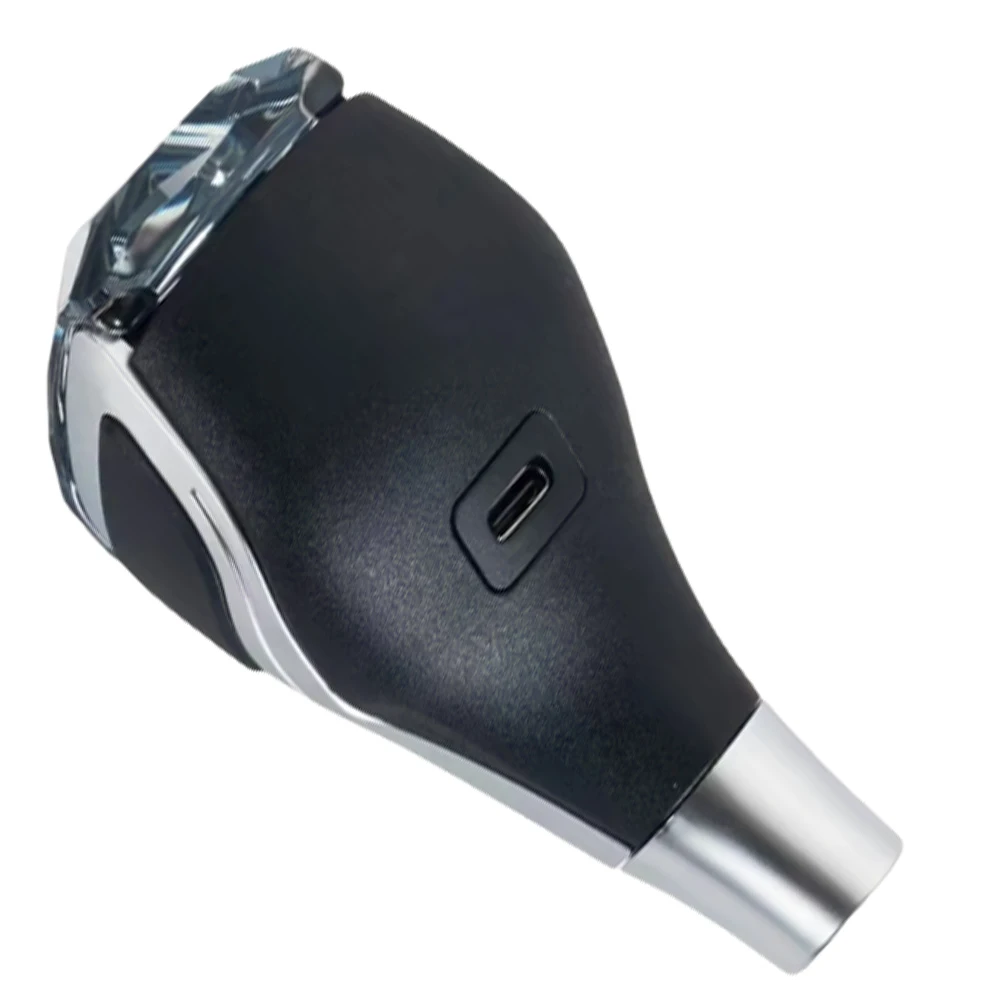 Universal Crystal Touch-Activated Illuminated Gear Shift Knob For Five-Speed Manual Transmission Vehicles Interior Replacement