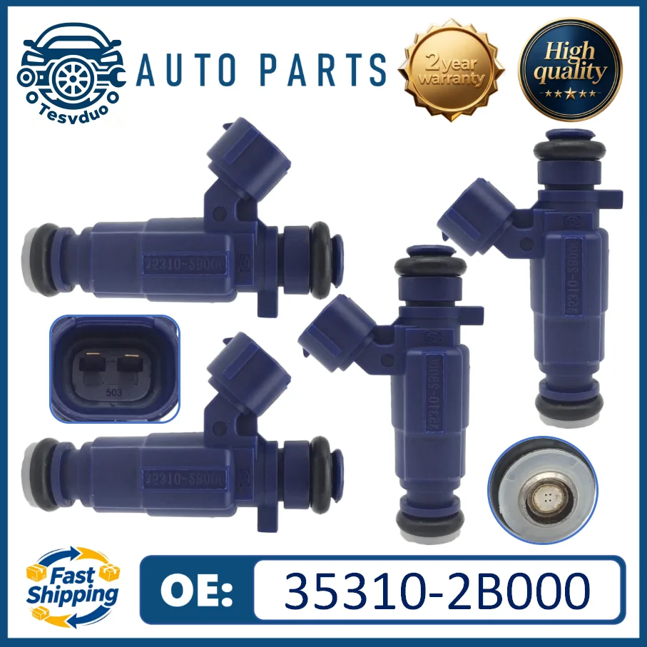 35310-2B000 High Quality 4pcs Fuel Injector For Hyundai i30 2007~2011 i30 Kombi 2007~2012 1.4L